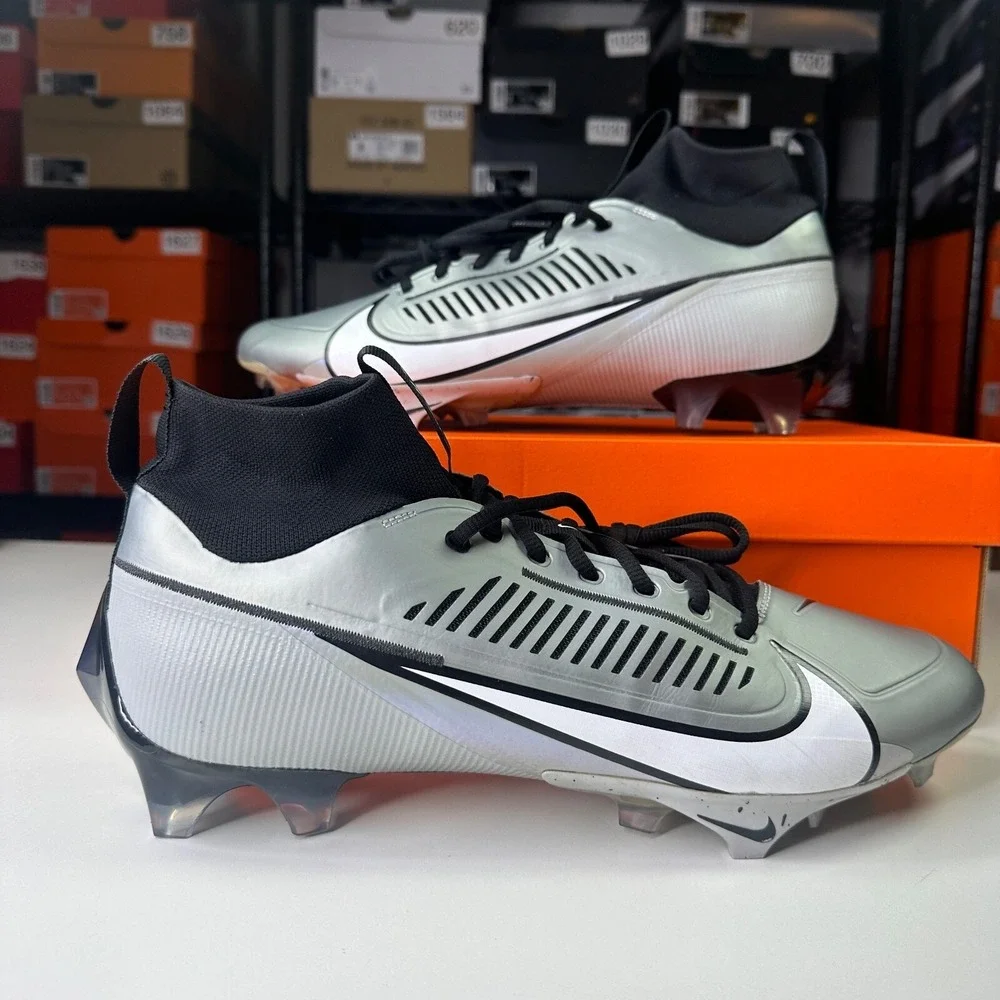 Nike Vapor Edge Pro 360 2 Light Smoke Grey Black Cleats DA5456-002 Men's 13.5